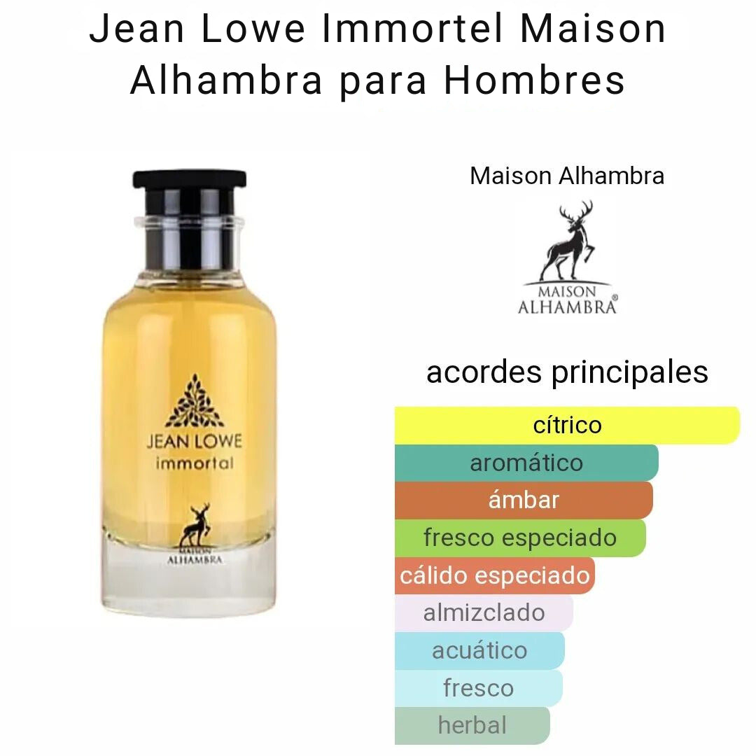 Jean Lowe Immortal Hombre EDP 100 ml by Maison Alhambra